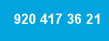 920 417 36 21